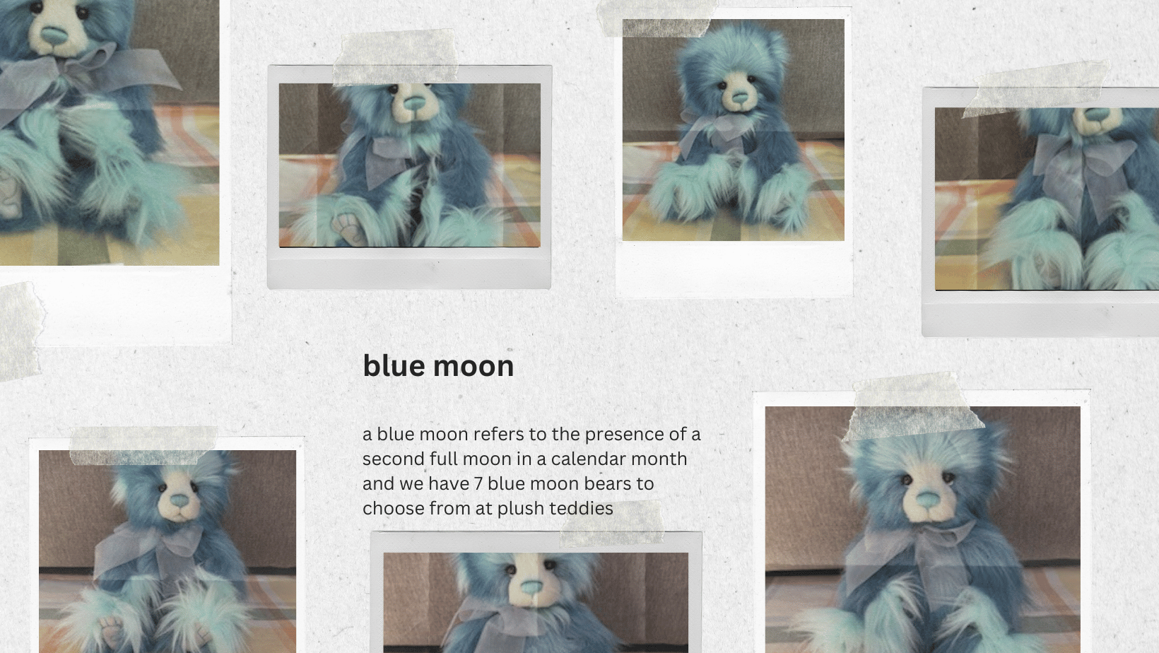 Exploring Blue Moon by Charlie Bears: A Journey into Craftsmanship