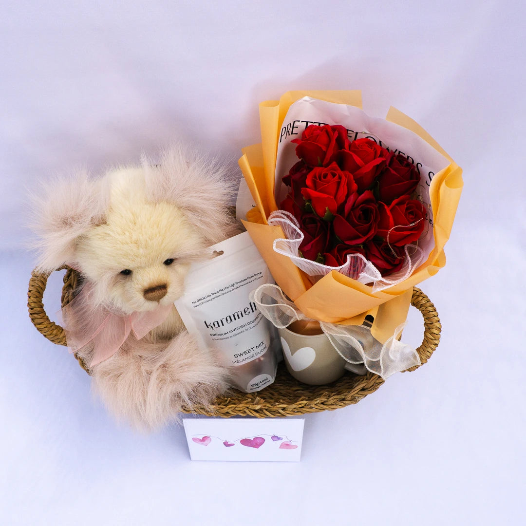 Dreamy Love Basket - Plush Teddies LLCPlush Teddies Keepsake Treasures Dreamy Love Basket