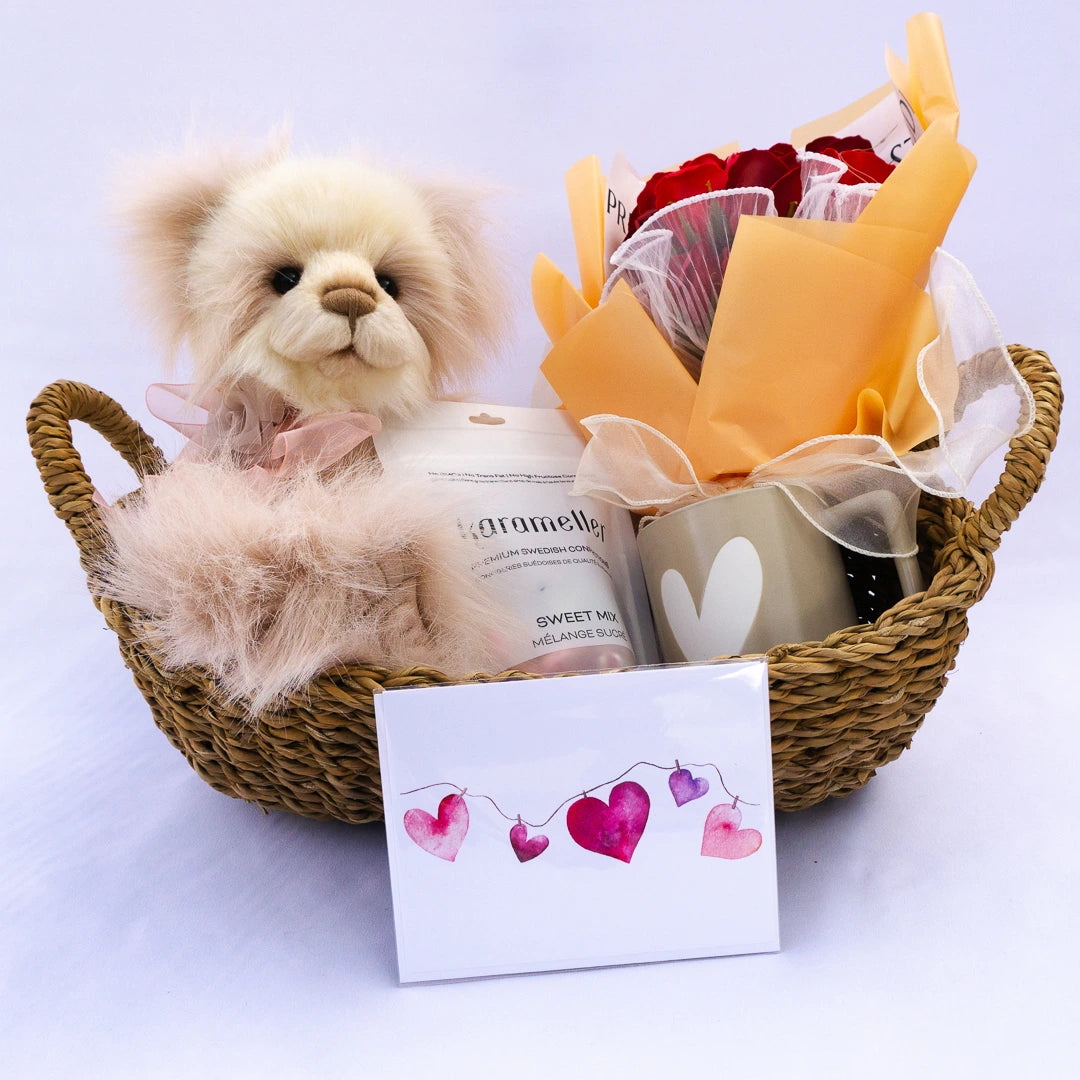 Dreamy Love Basket - Plush Teddies LLCPlush Teddies Keepsake Treasures Dreamy Love Basket