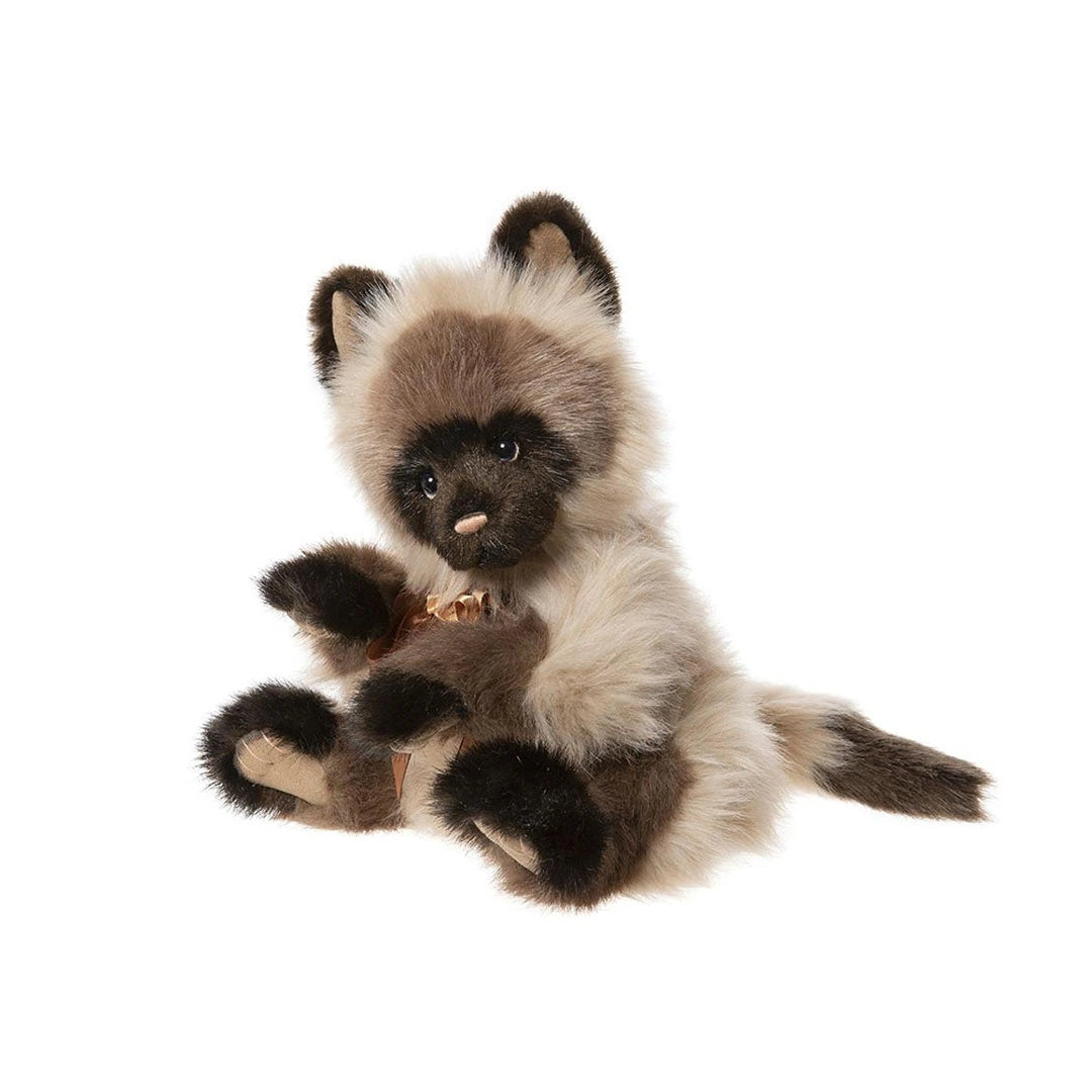 12 inch tall charlie bears siamese cat